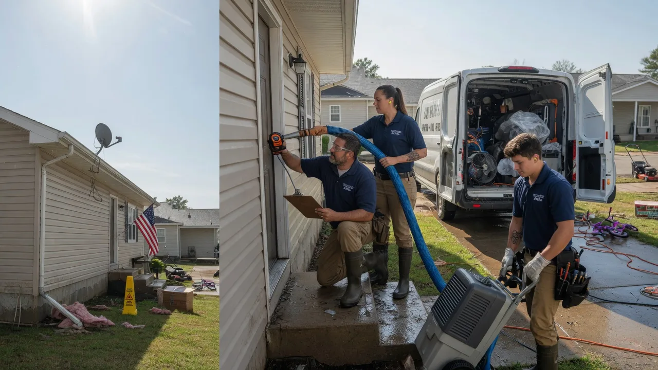Ceiling Water Damage Restoration in Hemphill, TX near me